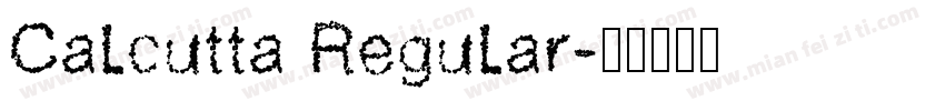 Calcutta Regular字体转换